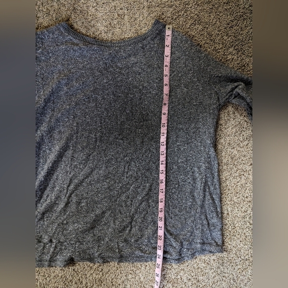 Zara Grey Long Sleeve Pullover Sweater Size Large - Picture 9 of 10